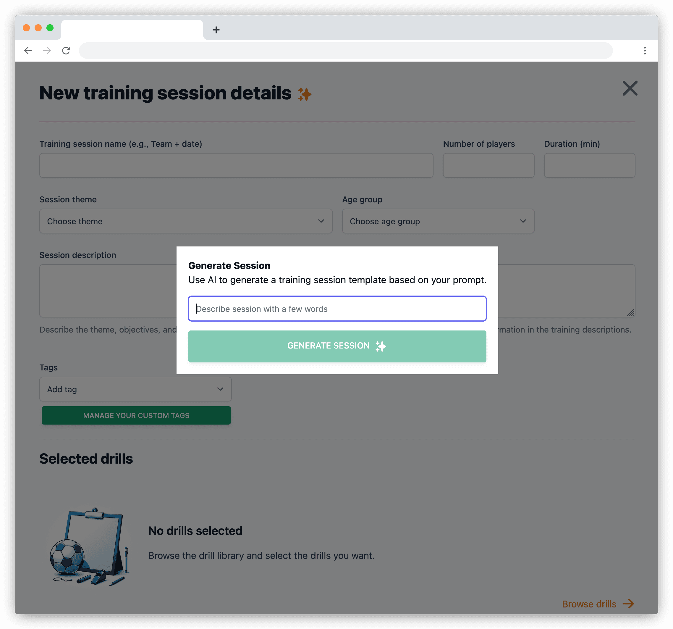 CoachTruly AI session generator