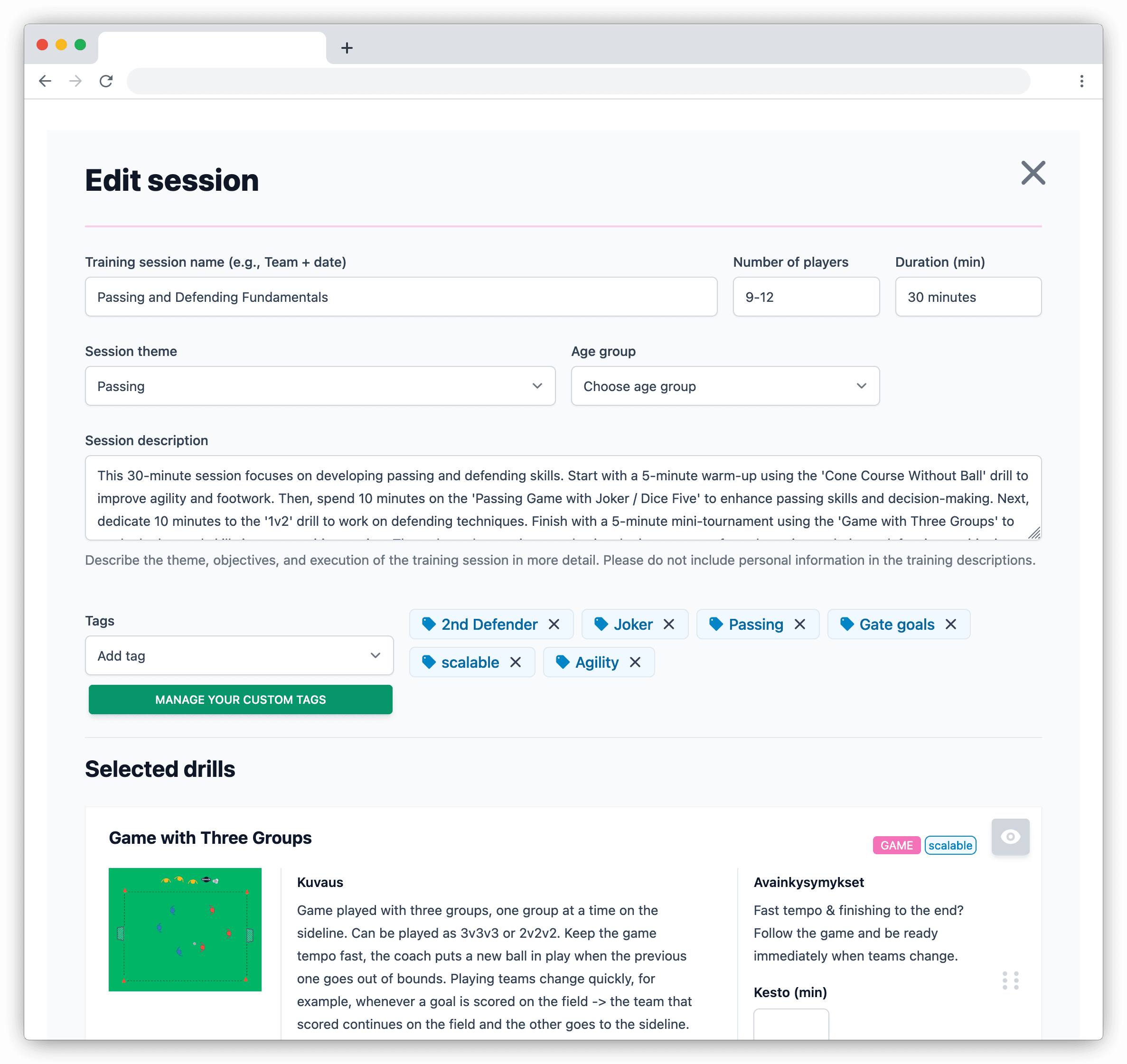 CoachTruly Trainingsplan