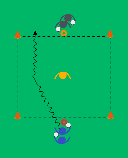 1v1 with end zones