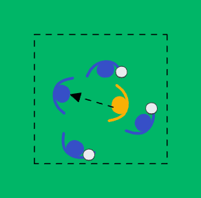 Player with ball is safe -tag